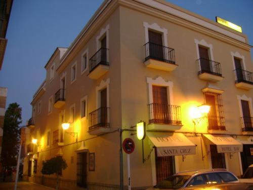 Hotel Santa Cruz Los Palacios Y Villafranca Exterior foto